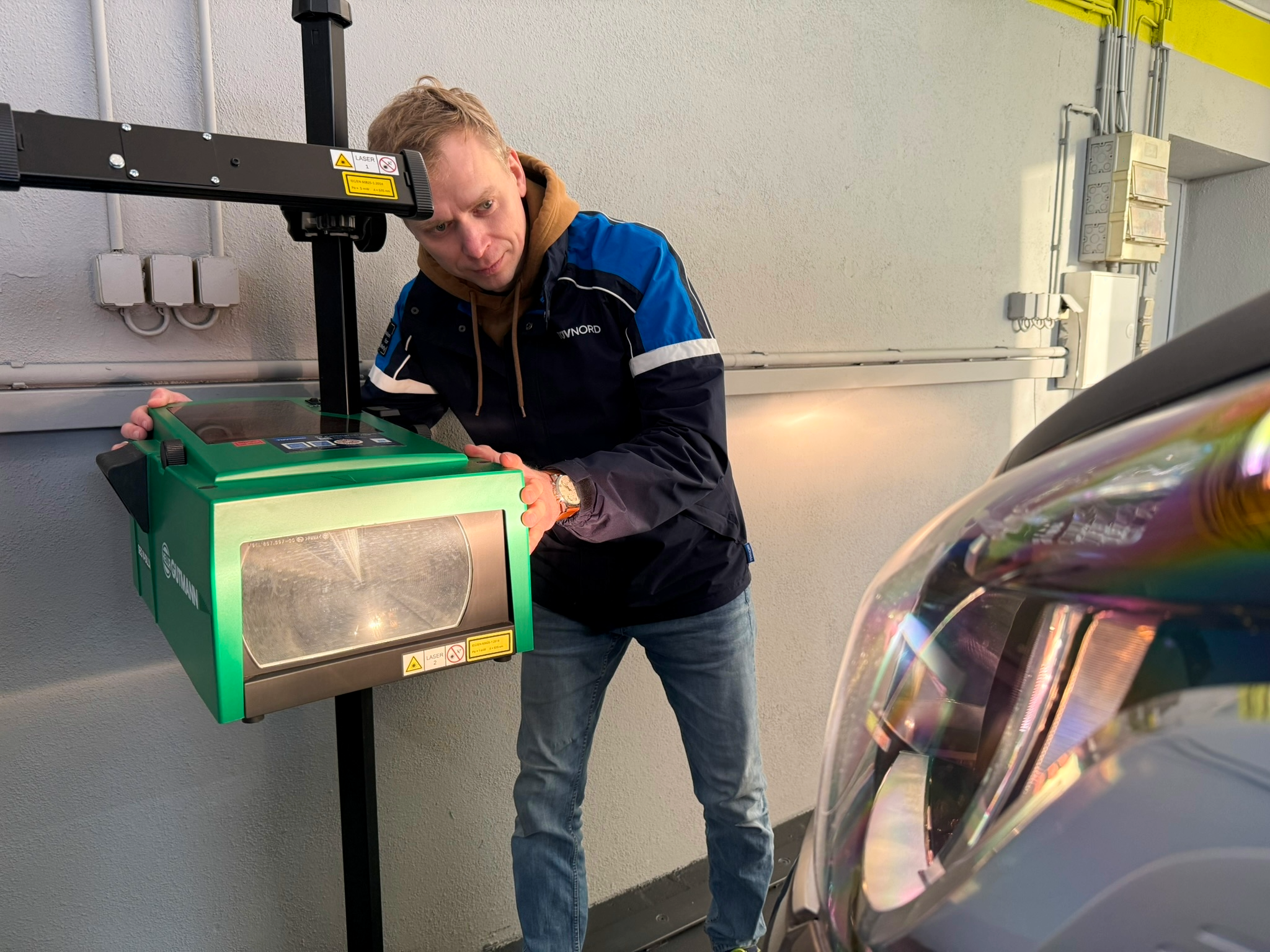 Fahrzeugbeleuchtung prüfen